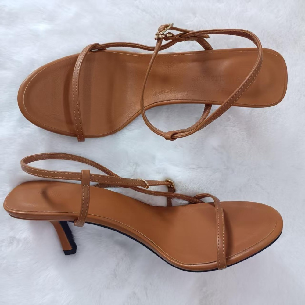 Casual Sandal Leather - Damskie letnie sandały nowe z pojedynczym