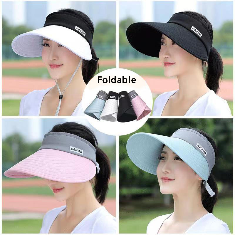 Packable Hat Nylon - 2024 NOWY damski letni daszek przeciwsłoneczny