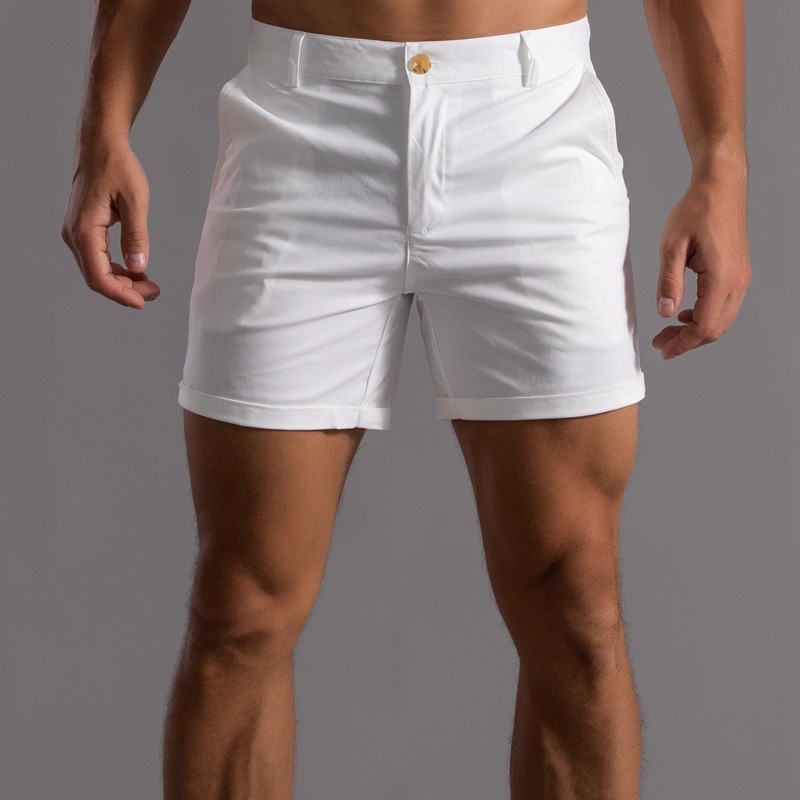Shorts Chino Slim - Męskie spodenki chino slim fit z