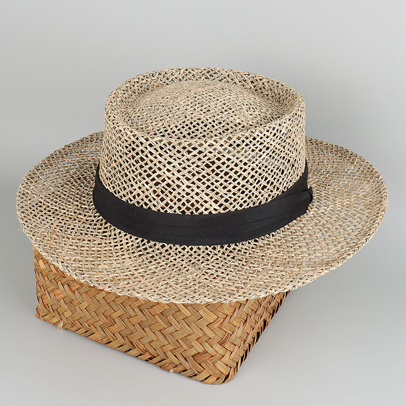 Bucket Hat Straw - 100% Naturalne trawy Panama Beach Kapelusz