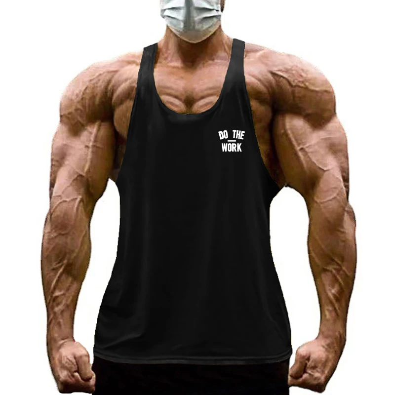 Tank Top Muscle - Męskie bawełniane koszulki bez rękawów siłownia