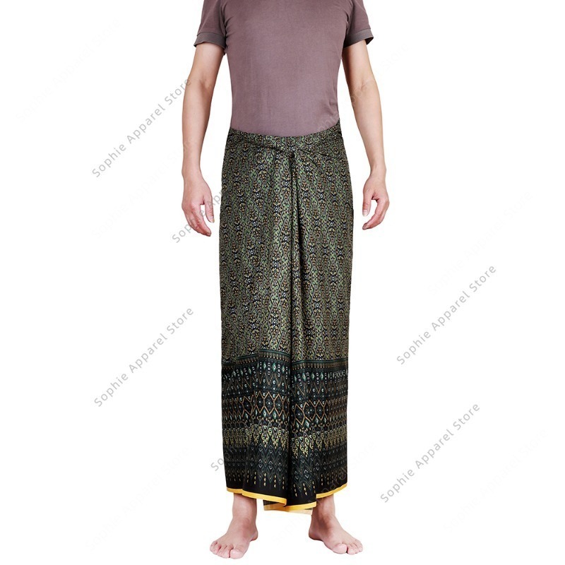 Sarong Men Wrap - Spódnica batikowa sarong, spódnica tuba, lungi,