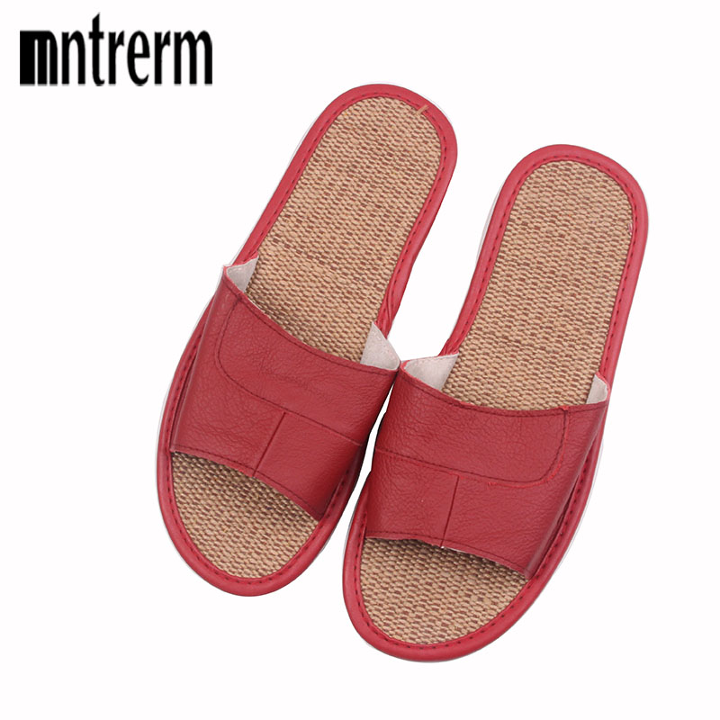 Casual Sandal Leather - Klapki męskie ze skóry zwierzęcej na