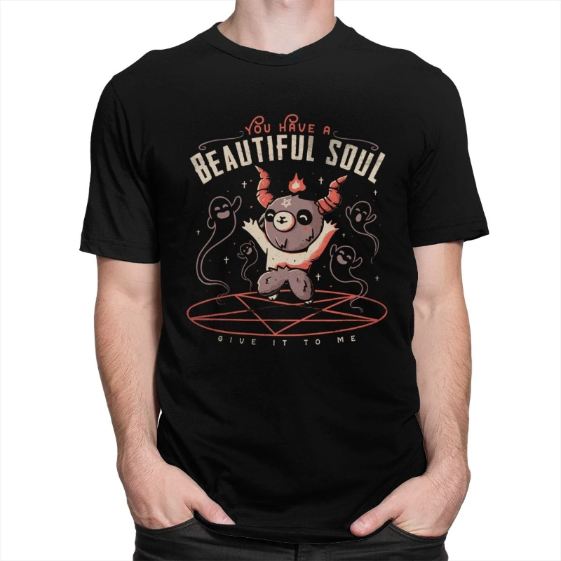 Tee Graphic Print - Mężczyźni koszulka z krótkim rękawem fajne