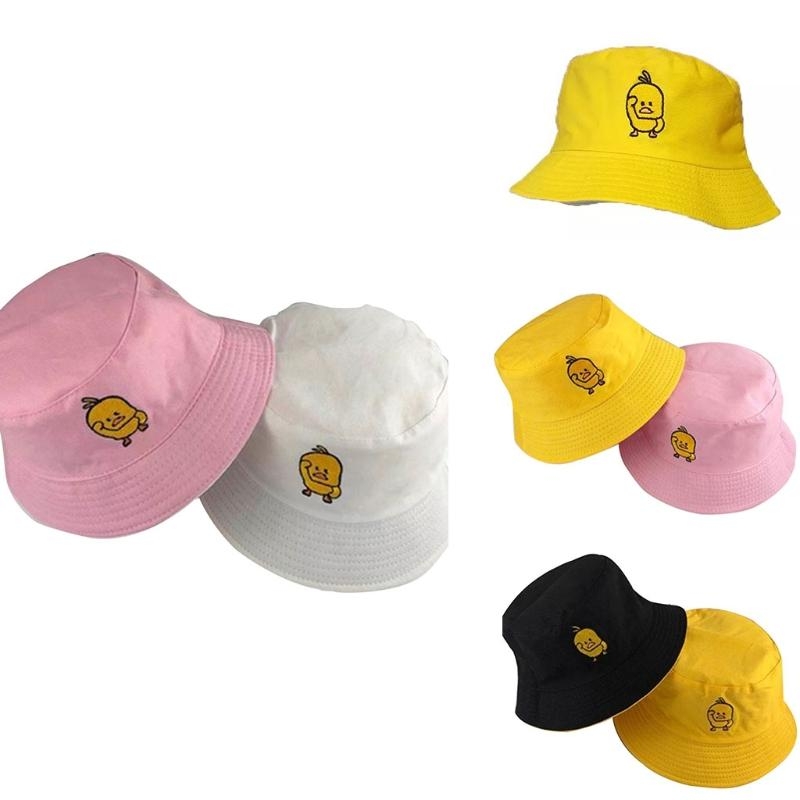 Packable Hat Nylon - Kobiety mężczyźni lato żółta kaczka haftowany