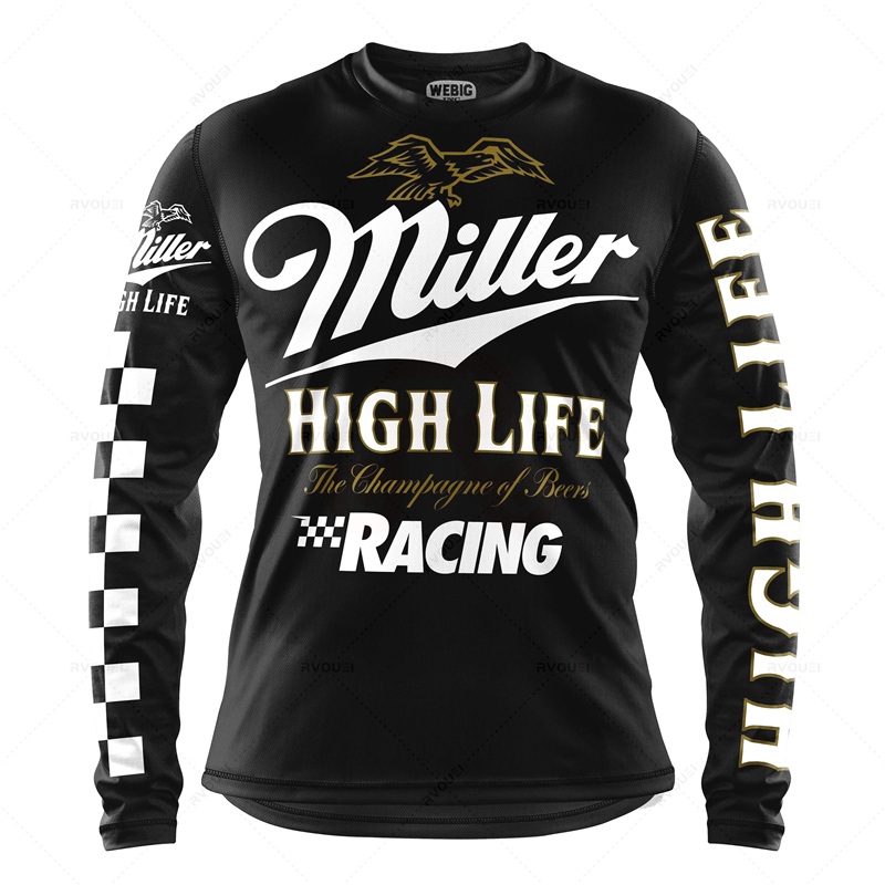 Shirt Camp Collar - 2023 motocykl rower górski Jersey MTB