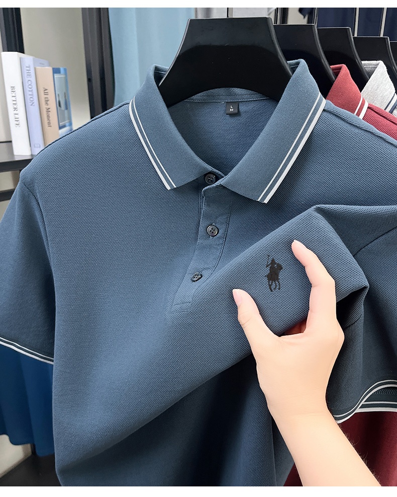 Letnia koszulka polo w paski z – Polo Shirt Pique recenzja i cena