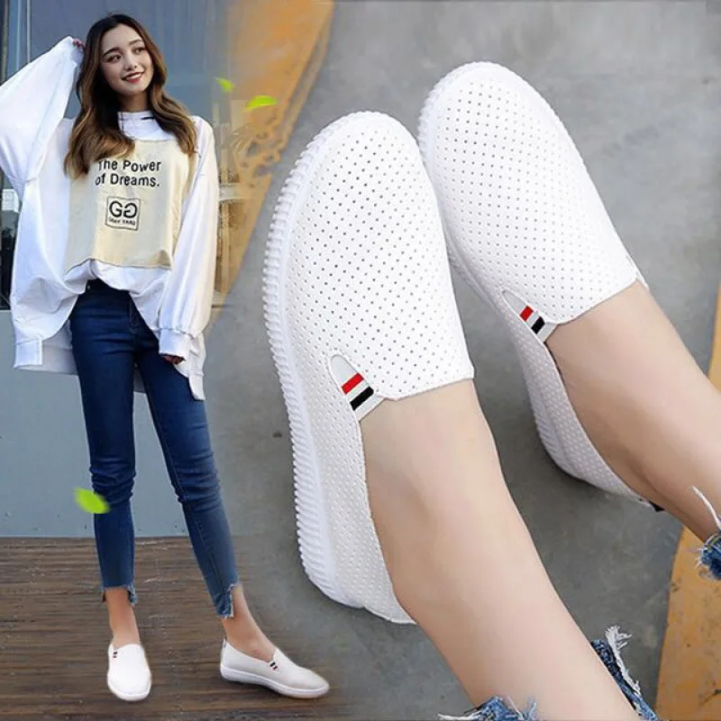 Damskie trampki białe mieszkan – Espadrille Slip On recenzja i cena