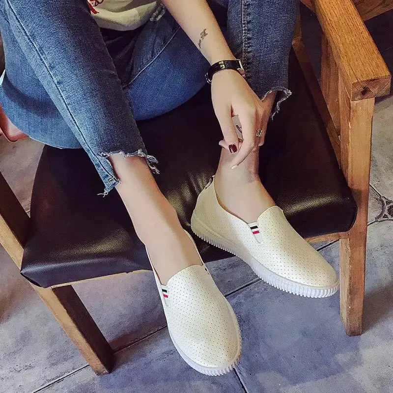 Damskie trampki białe mieszkan – Espadrille Slip On recenzja i cena