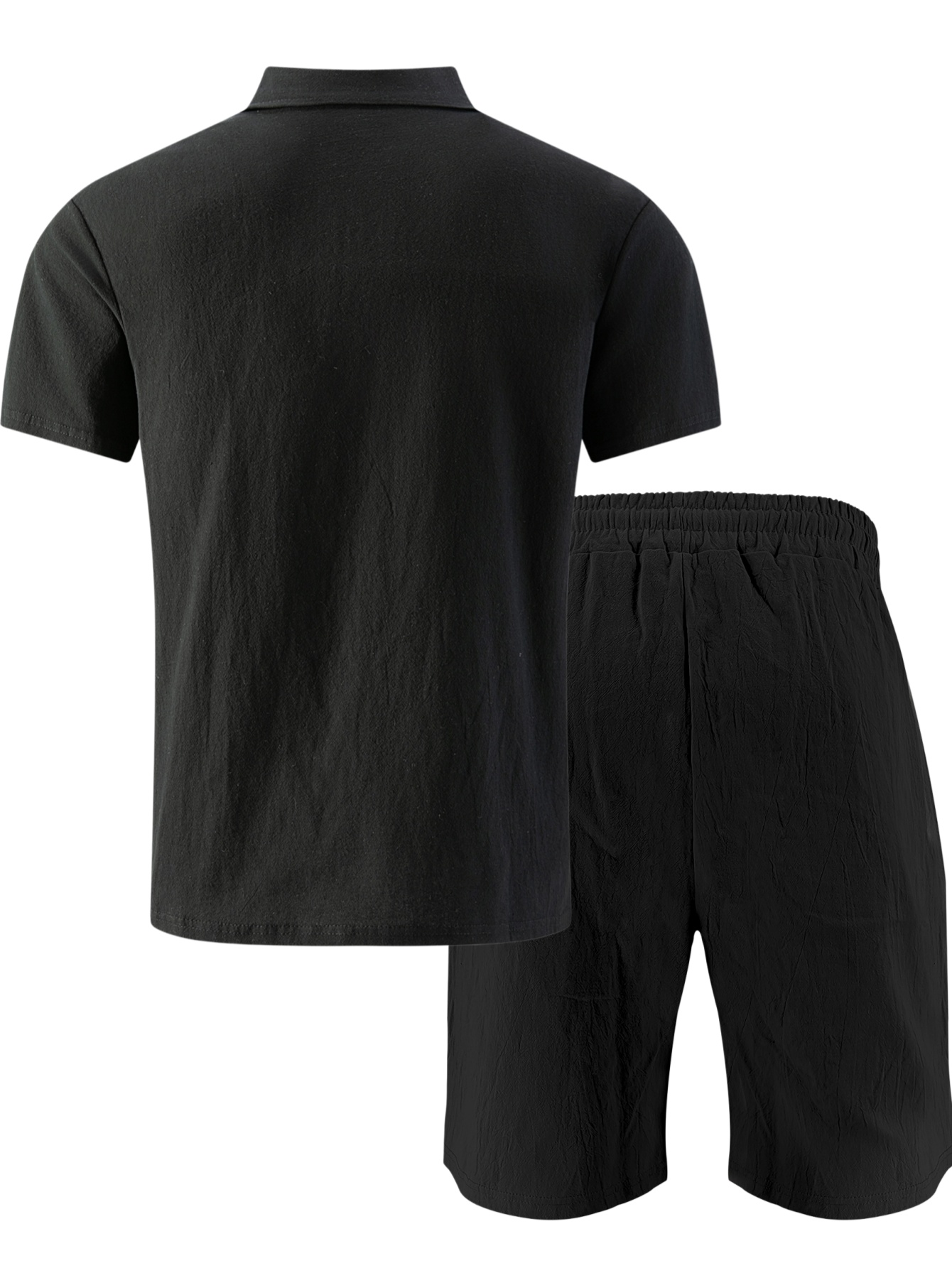 Męski teksturowany lniany zest – Short Linen Drawstring recenzja i cena