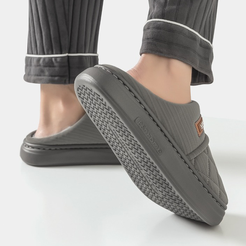 Ciepłe zimowe kapcie damskie m – Flip Flop Leather Men recenzja i cena