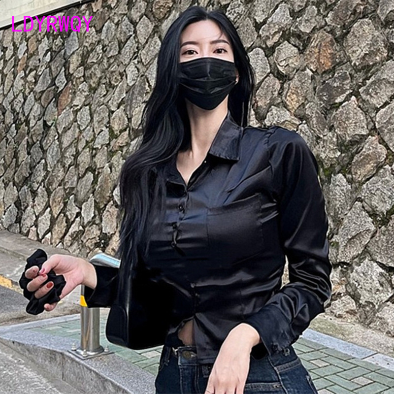Korea południowa 2023 jesień i – Shirt Camp Collar recenzja i cena