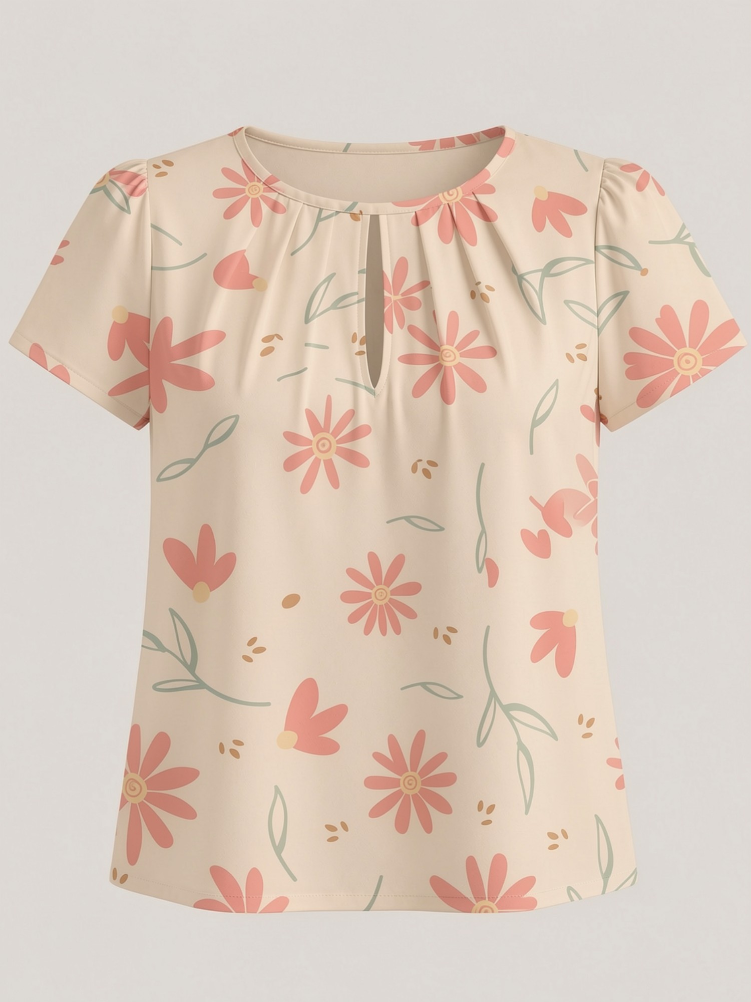 Elegancka koszulka damska z ok – Resort Shirt Floral recenzja i cena