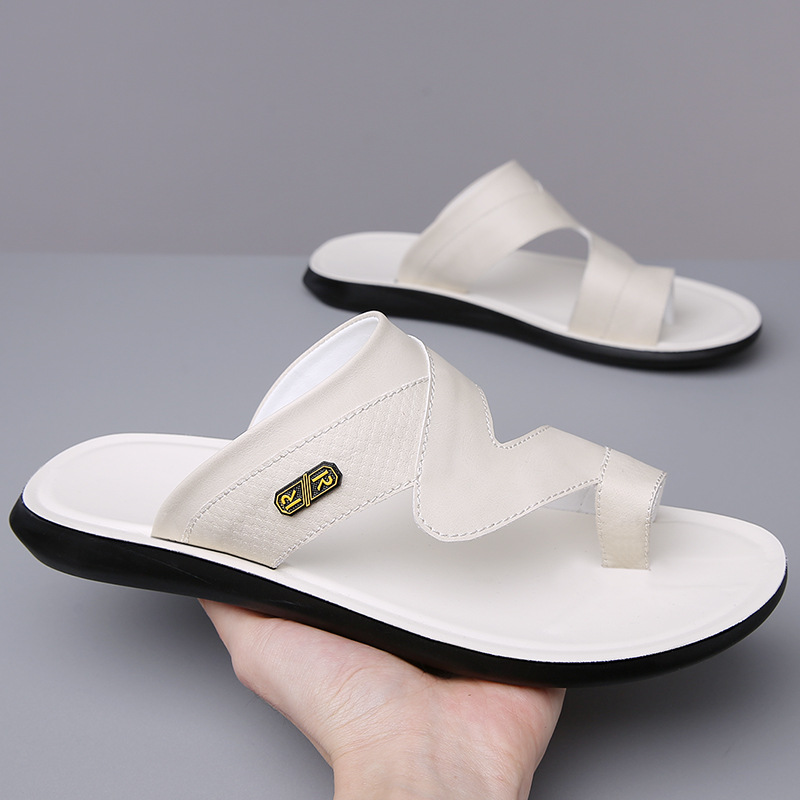 Męskie skórzane sandały 2026,  – Flip Flop Leather Men recenzja i cena