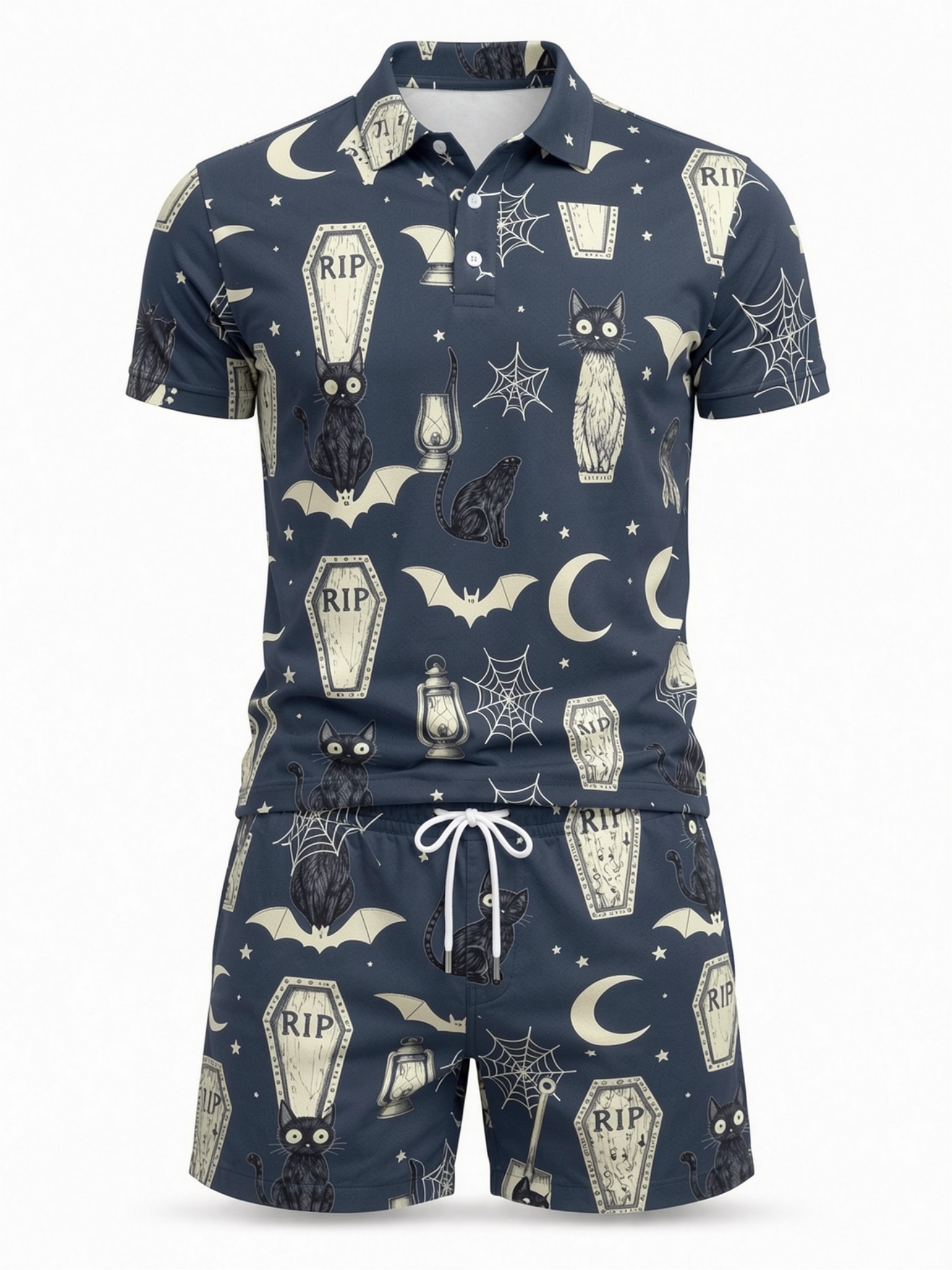 Męski zestaw: koszulka polo z  – Resort Shirt Floral recenzja i cena