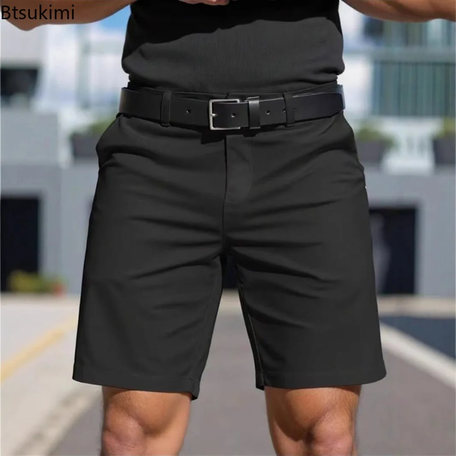 Letnie Nowe Męskie Gładkie Sli – Shorts Chino Slim recenzja i cena