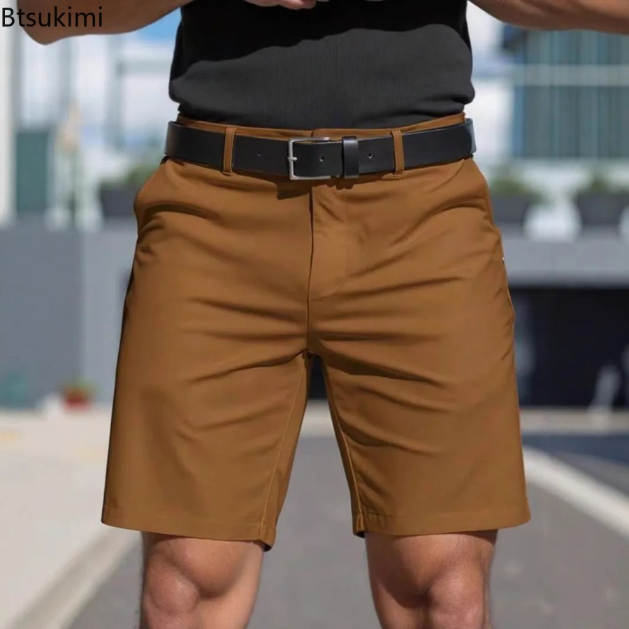 Letnie Nowe Męskie Gładkie Sli – Shorts Chino Slim recenzja i cena