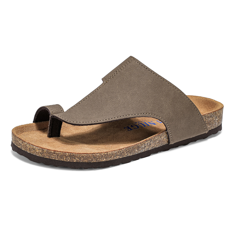 Letnie Klapki Korkowe Plus Siz – Flip Flop Leather Men recenzja i cena