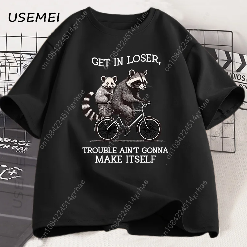 Koszulka Get in Loser T Shirt  – Tee Graphic Print recenzja i cena