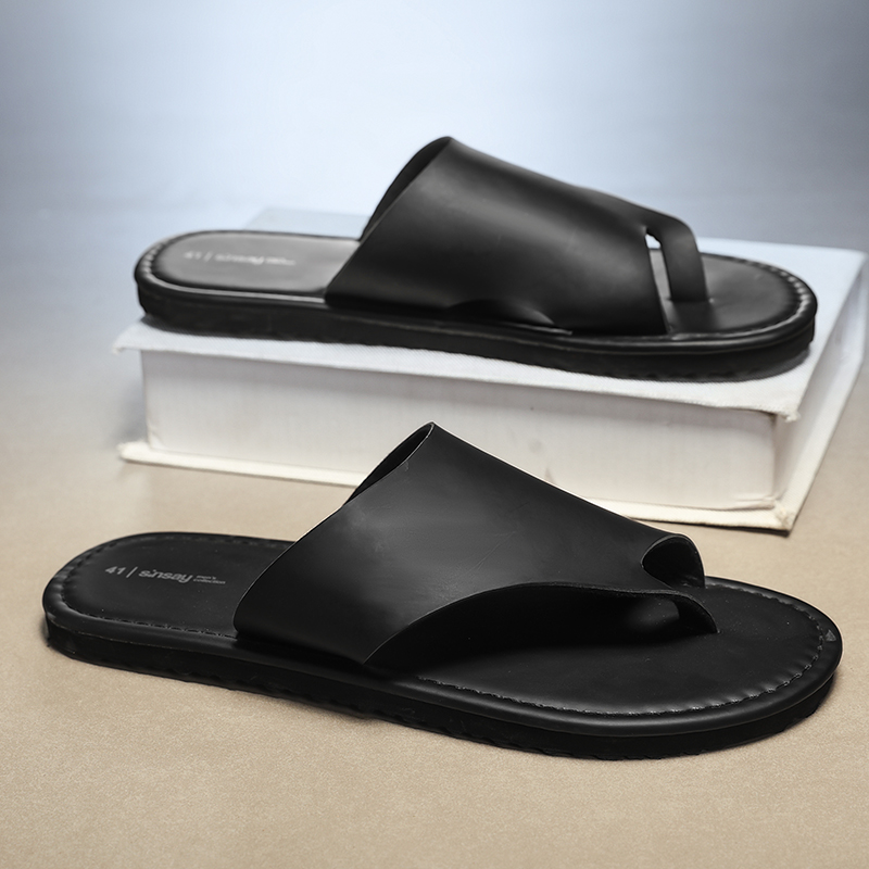 Wysokiej jakości męskie klapki – Flip Flop Leather Men recenzja i cena