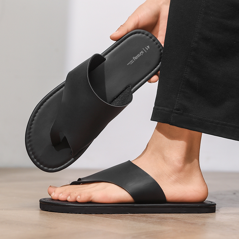 Wysokiej jakości męskie klapki – Flip Flop Leather Men recenzja i cena