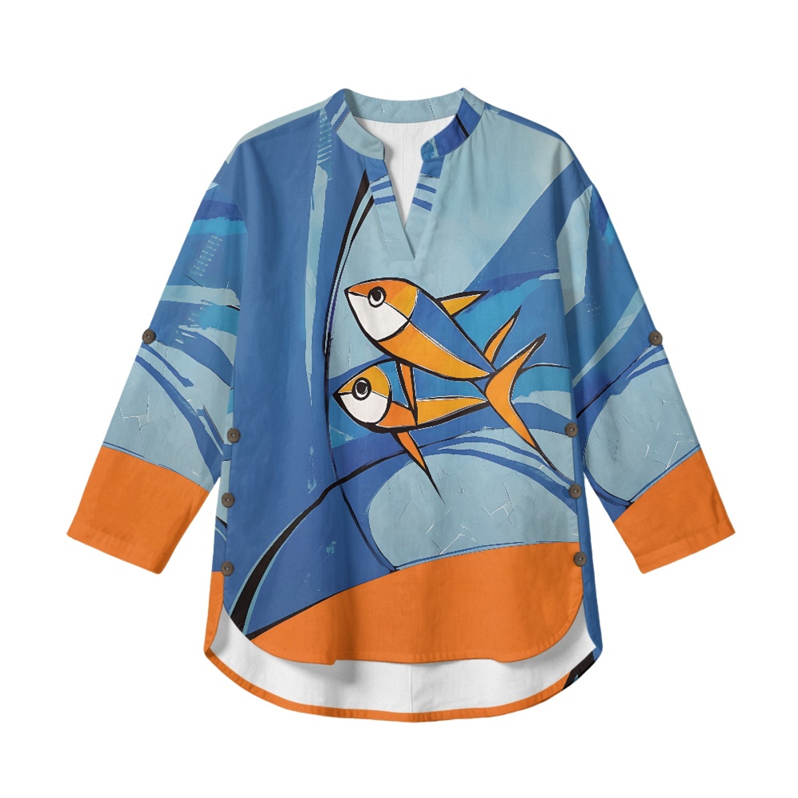 INSTANTARTS Damska lniana bluz – Linen Shirt Breathable recenzja i cena