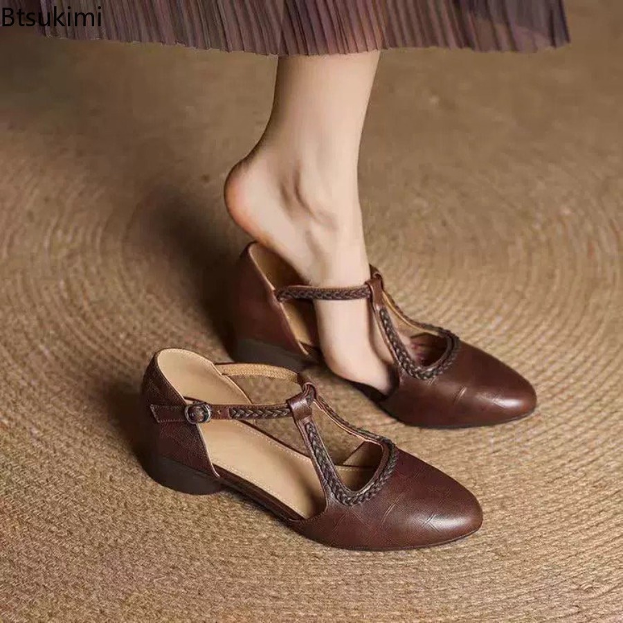 Nowe Letnie Damskie Retro Ażur – Casual Sandal Leather recenzja i cena