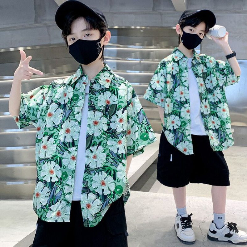 Chłopięcy zestaw letni: koszul – Resort Shirt Floral recenzja i cena