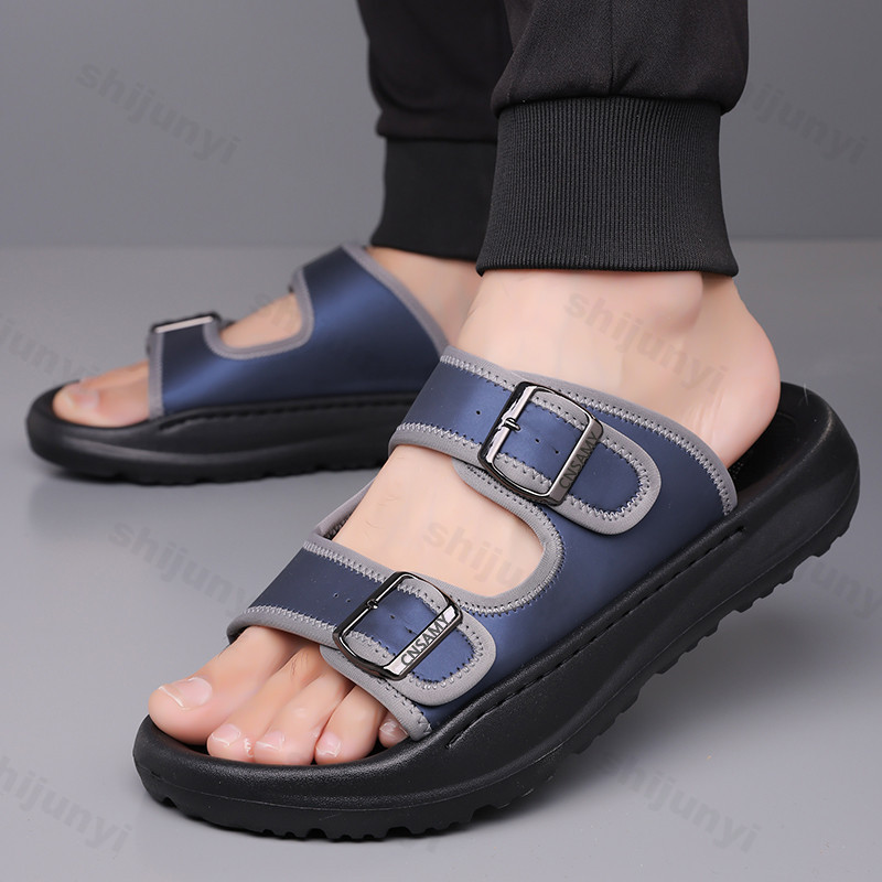 Kapcie męskie 2025 letnie oddy – Flip Flop Leather Men recenzja i cena