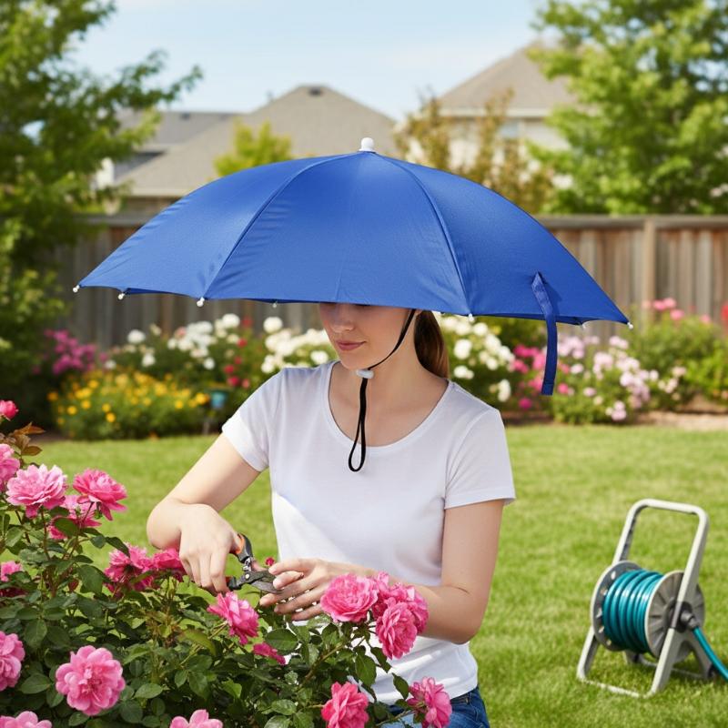 Składany parasol na głowę, wod – Bucket Hat Straw recenzja i cena