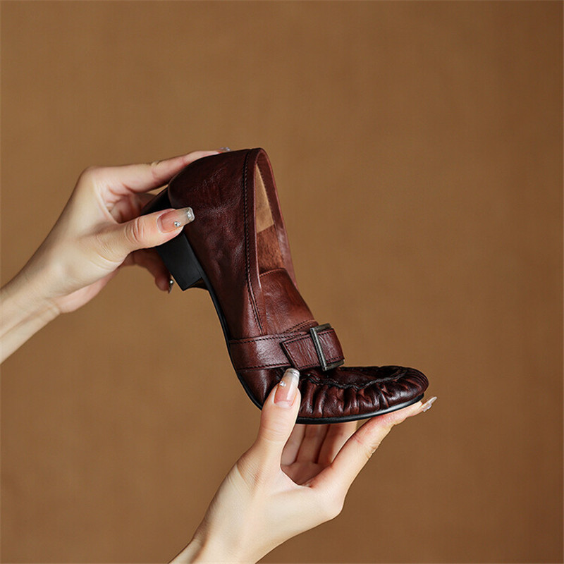 New Autumn Genuine Leather Wom – Casual Sandal Leather recenzja i cena