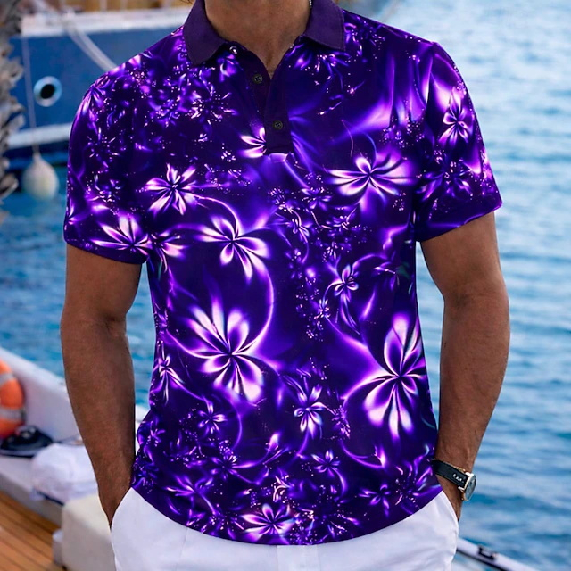 Męska koszulka polo w stylu le – Resort Shirt Floral recenzja i cena