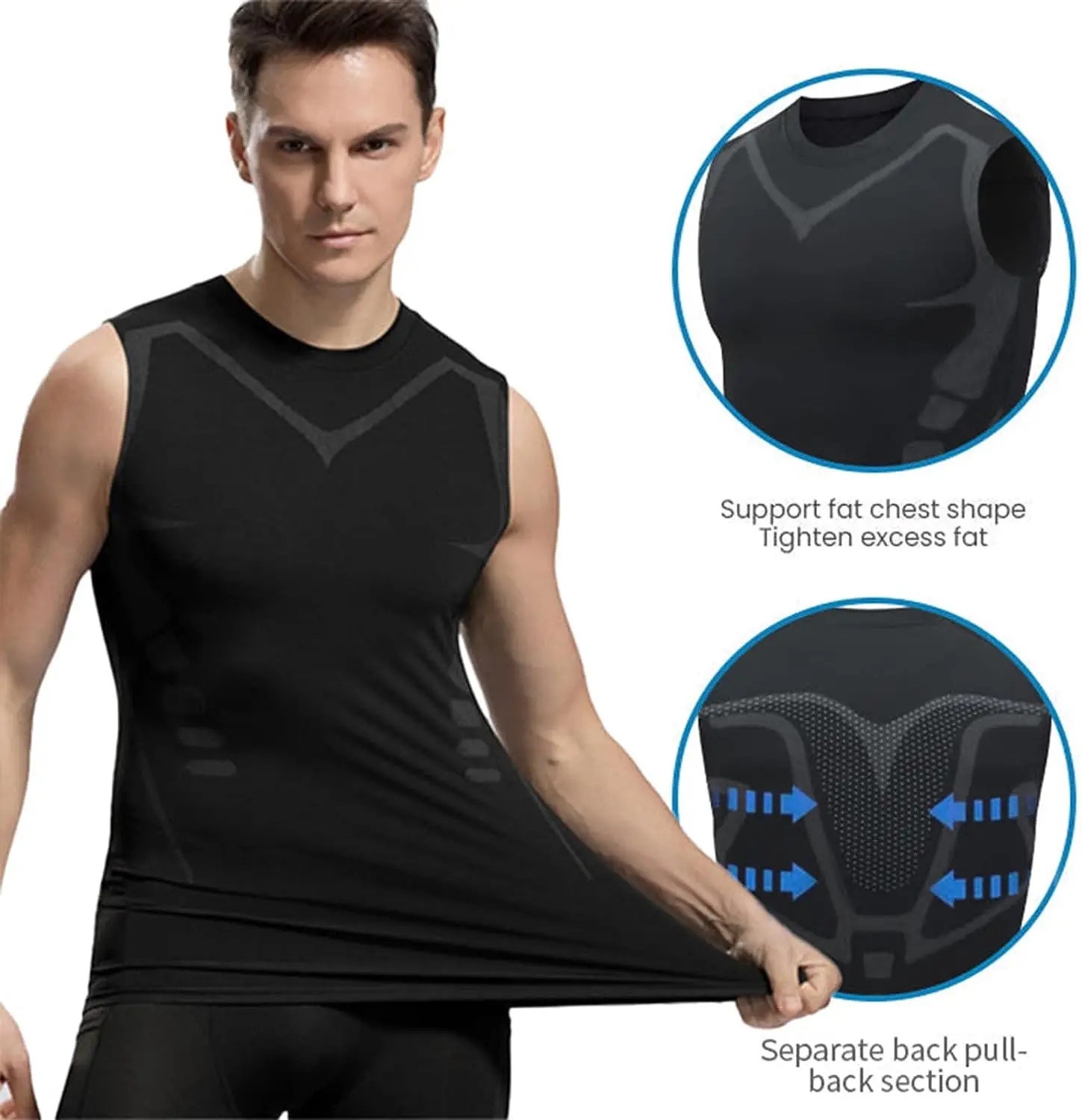 Kompresyjna koszulka bez rękaw – Tank Top Muscle recenzja i cena