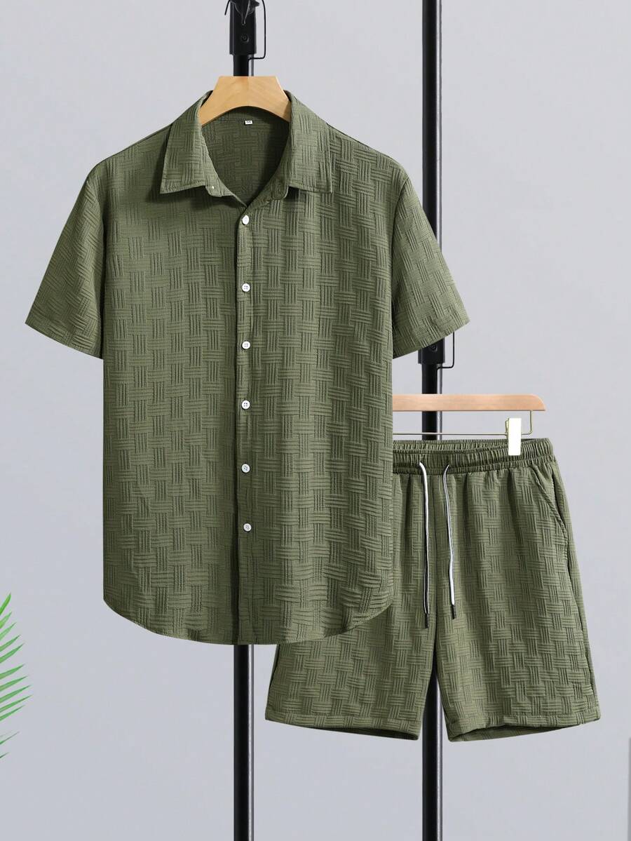 Męski zestaw wakacyjny Manfini – Short Linen Drawstring recenzja i cena