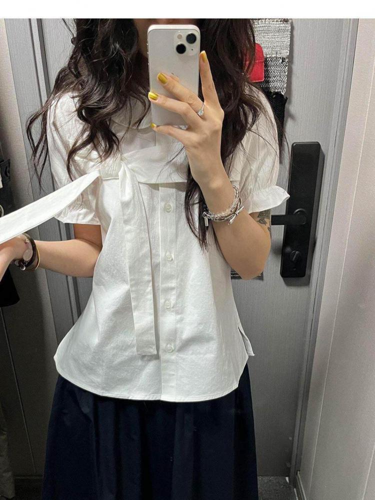 Koszule damskie w stylu preppy – Shirt Camp Collar recenzja i cena
