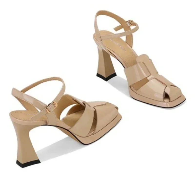 Damskie sandały na wysokim obc – Casual Sandal Leather recenzja i cena