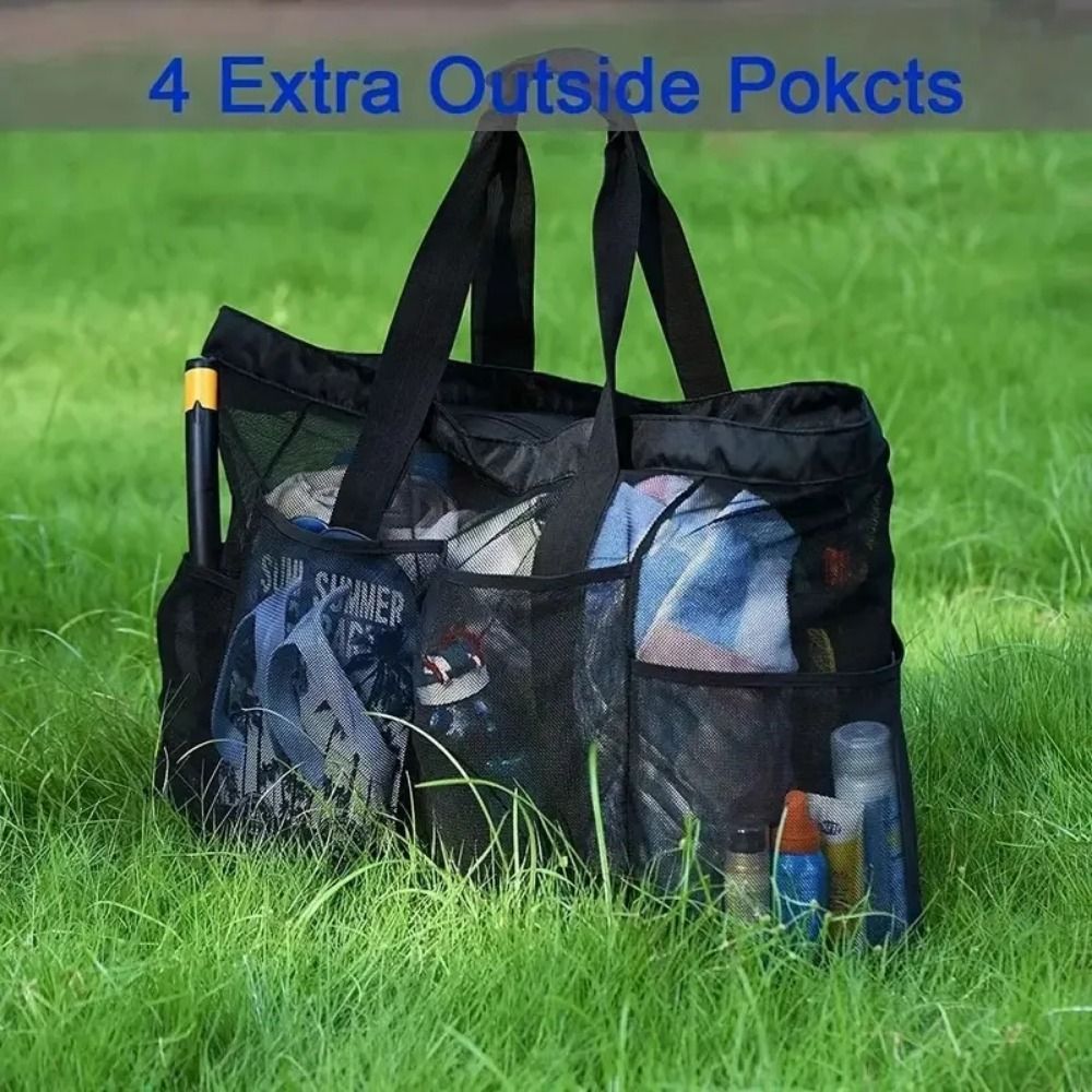 Duża, siatkowa torba plażowa z – Beach Towel Large recenzja i cena