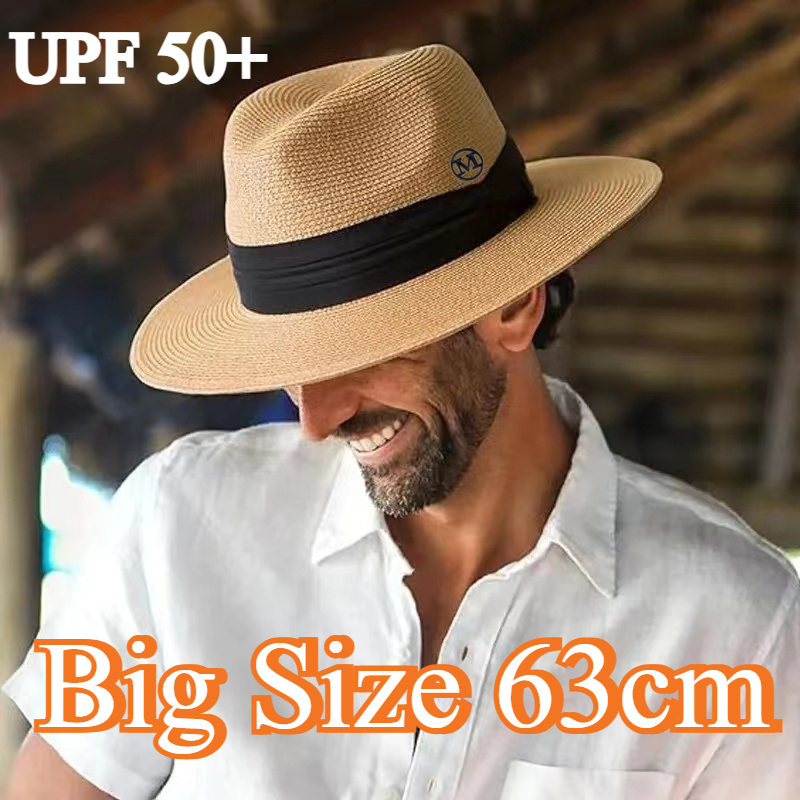 Duży Rozmiar XL 63cm Podróżny  – Bucket Hat Straw recenzja i cena