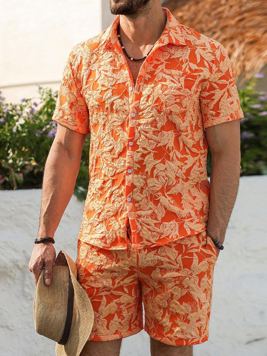 Męski zestaw letni Genlund w k – Resort Shirt Floral recenzja i cena