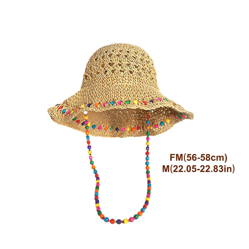 Retro Wszechstronny ażurowy ka – Bucket Hat Straw recenzja i cena