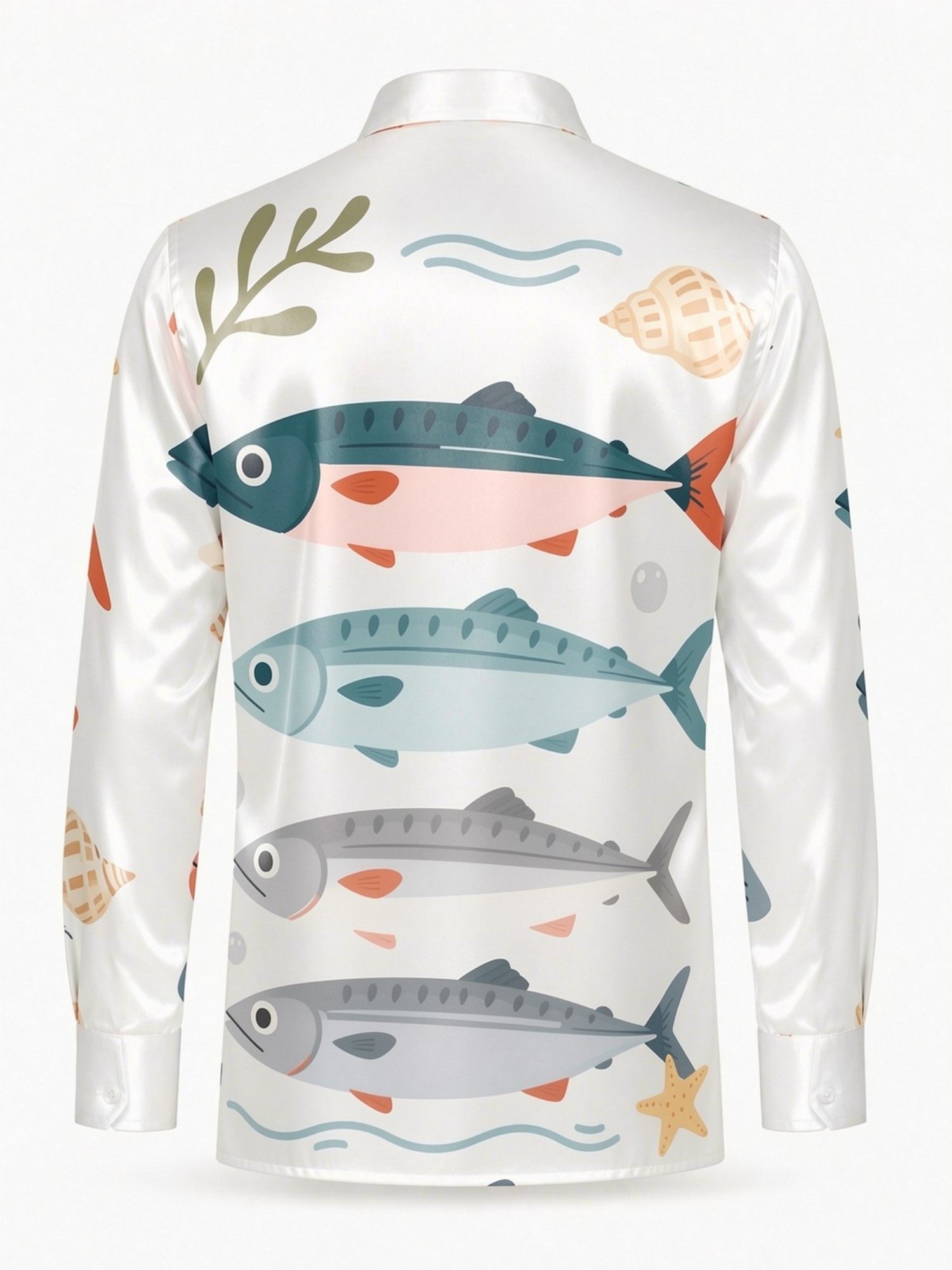 Męska luksusowa satynowa koszu – Resort Shirt Floral recenzja i cena