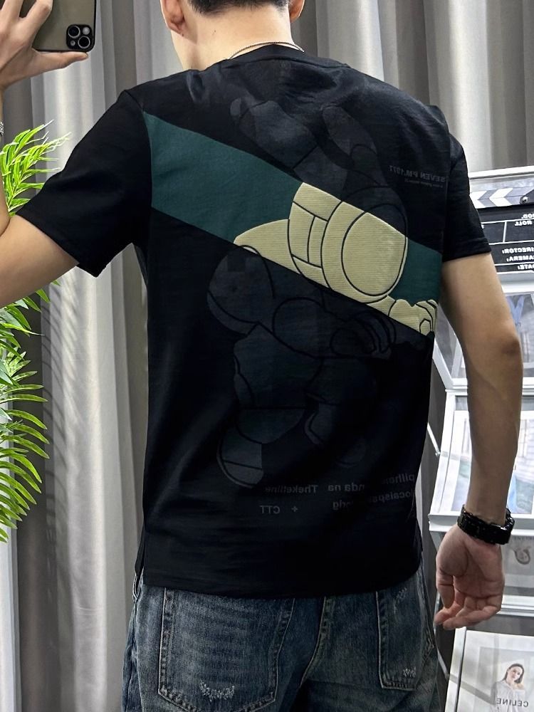 Male Tees Shirts White Linen T – Short Linen Drawstring recenzja i cena
