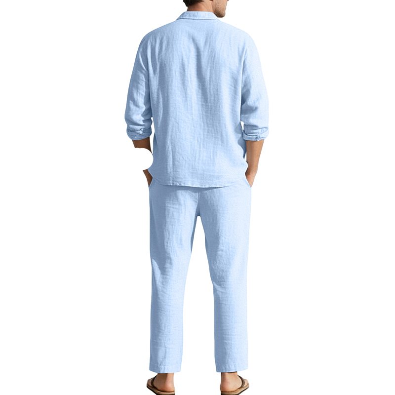 Wiosenno-letnie lniane zestawy – Linen Shirt Breathable recenzja i cena
